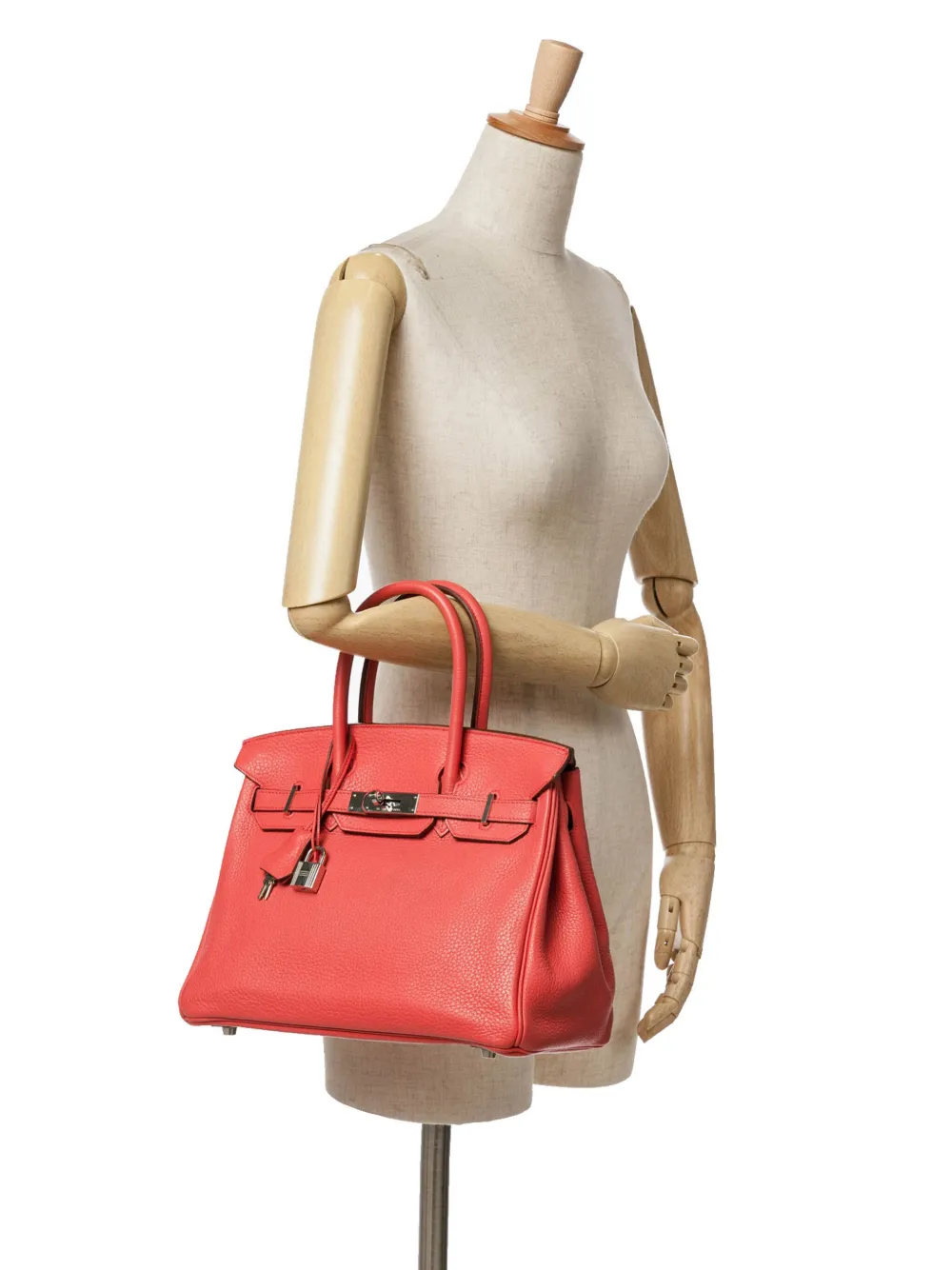 Hermès Pre-Owned 2010 Togo Birkin Retourne 30 handbag - Rood