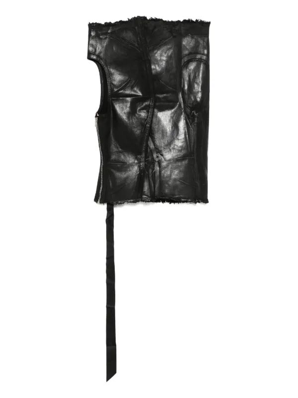 Rick Owens DRKSHDW Athena asymmetric-neck Top | Black | FARFETCH PH