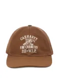 Carhartt WIP embroidered logo cap - Brown