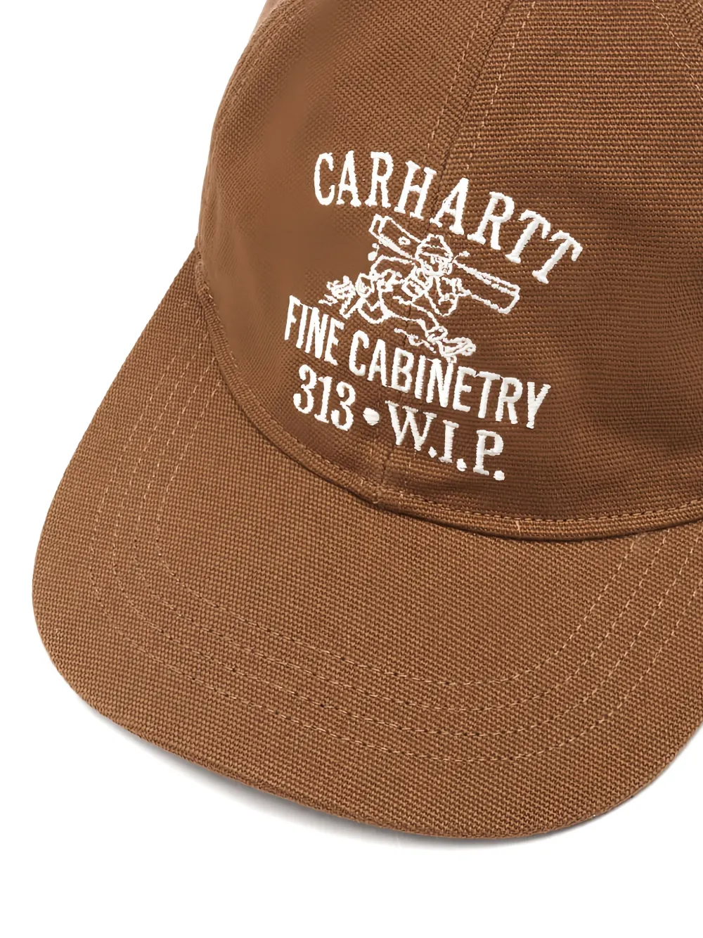 Carhartt Embroidered Logo Cap In Brown