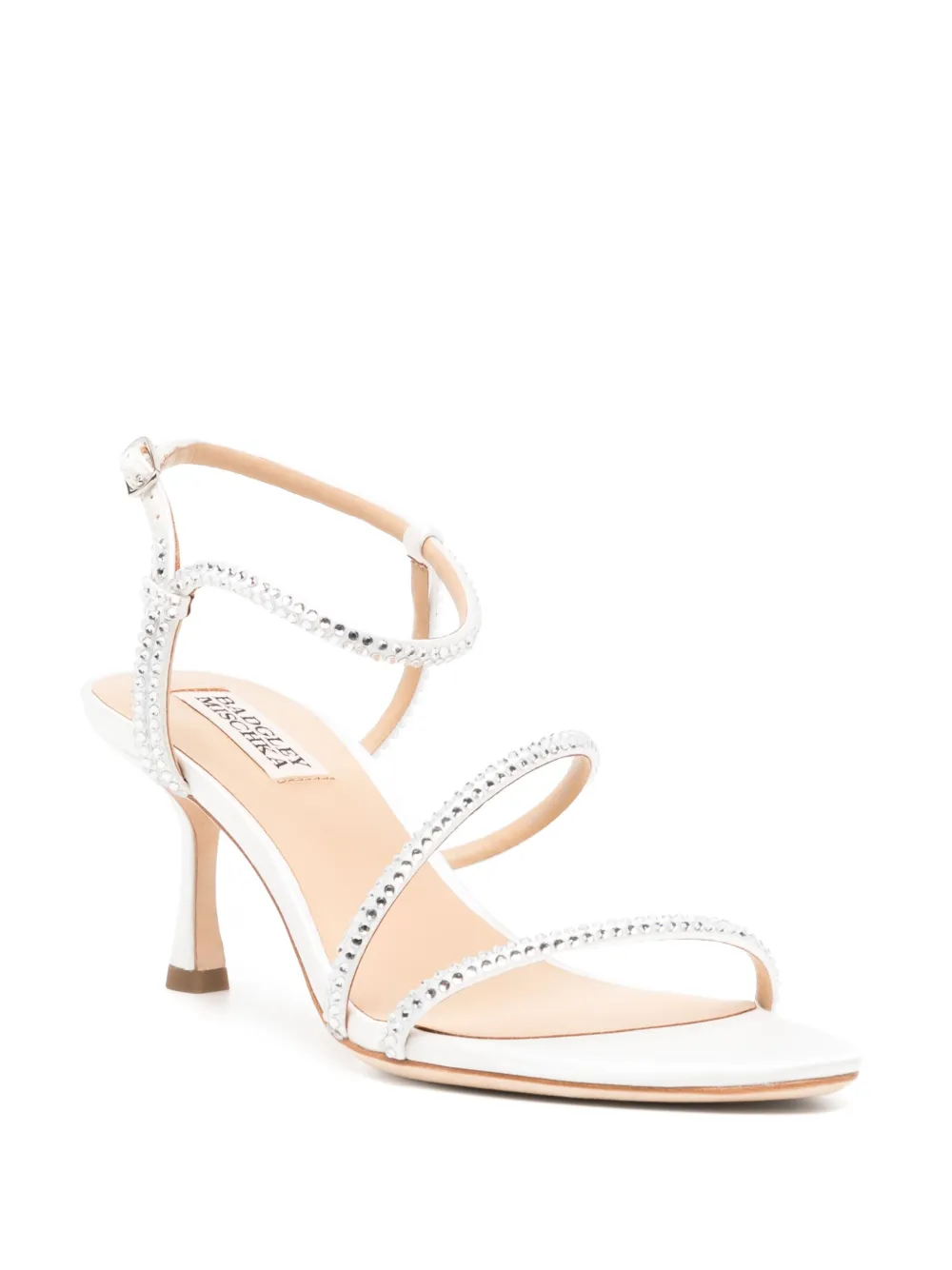 Badgley Mischka 70 mm Juliana sandalen - Wit