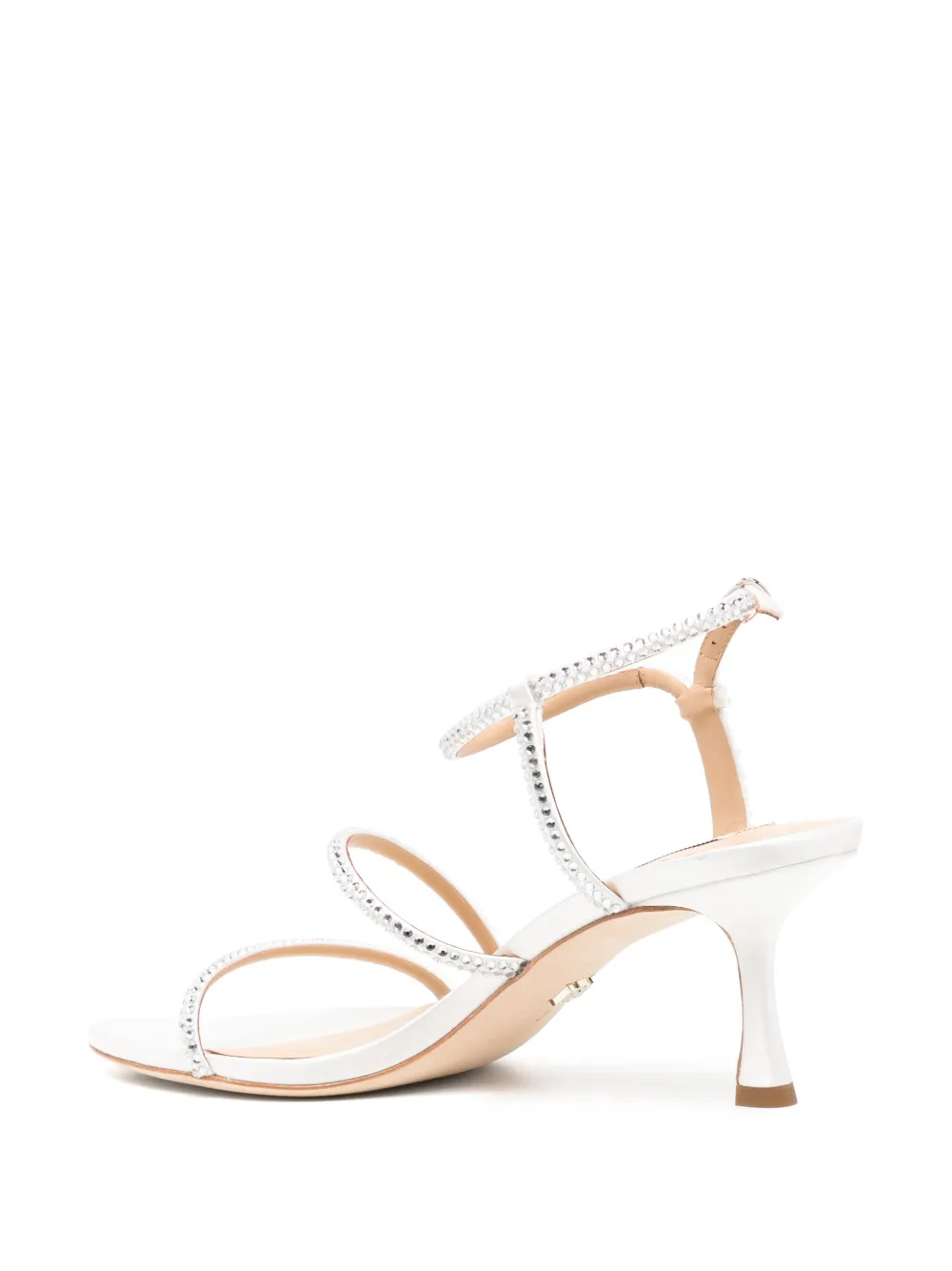 Badgley Mischka 70 mm Juliana sandalen Wit