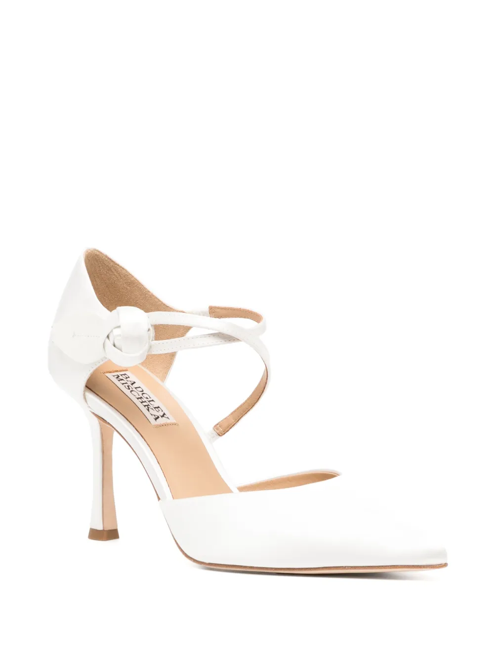 Badgley Mischka 85 mm Jayden pumps Wit