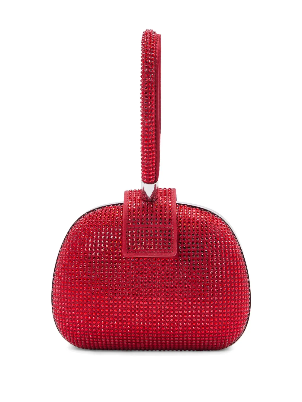 Self-Portrait Clutch verfraaid met stras - Rood