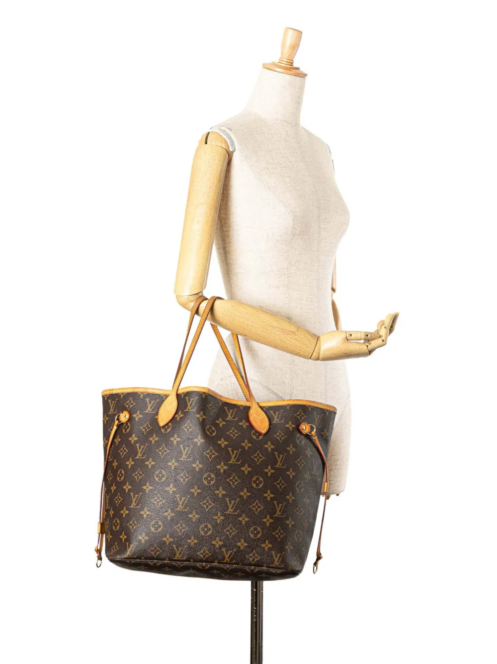 Louis Vuitton Pre-Owned 2009 Monogram Neverfull MM tote bag - Bruin