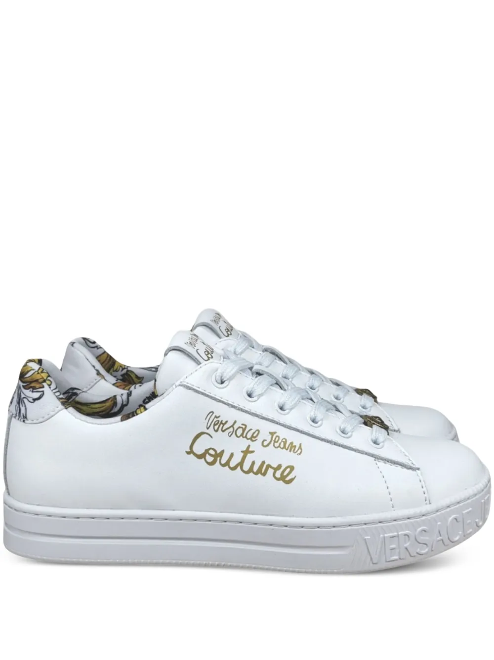 Versace Jeans Couture logo-print sneakers White