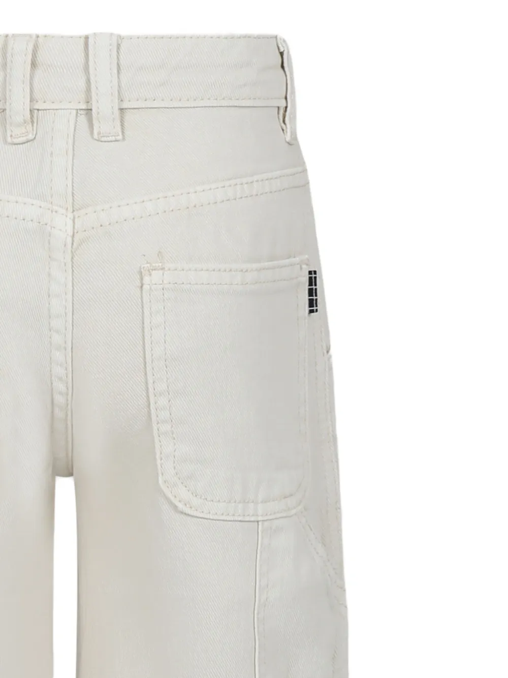 Molo Jeans met wijde pijpen Beige