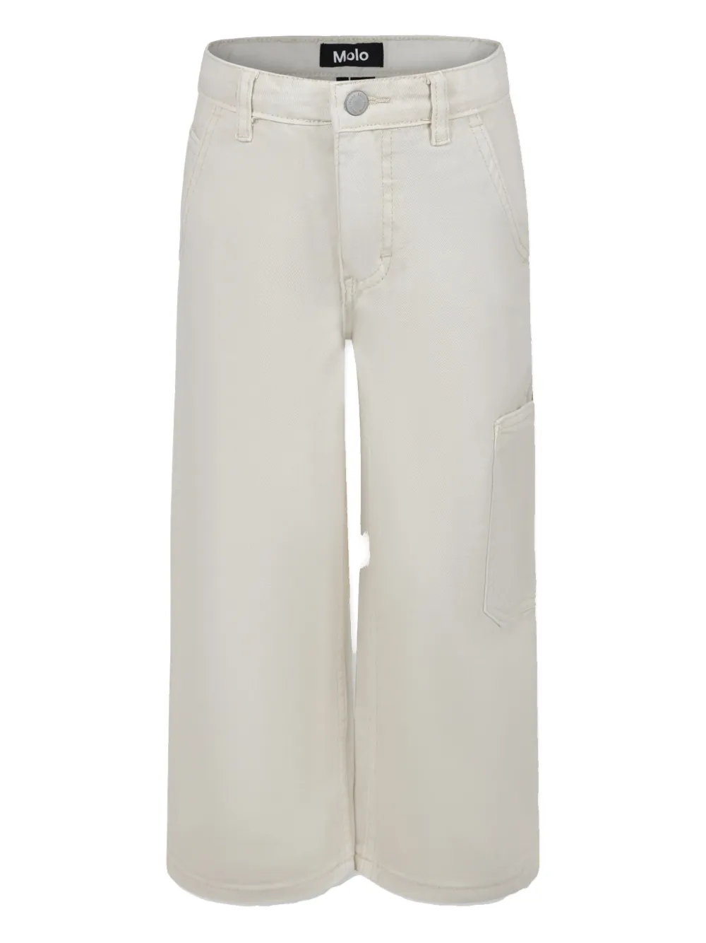 Molo Five-pocket Jeans In Neutrals