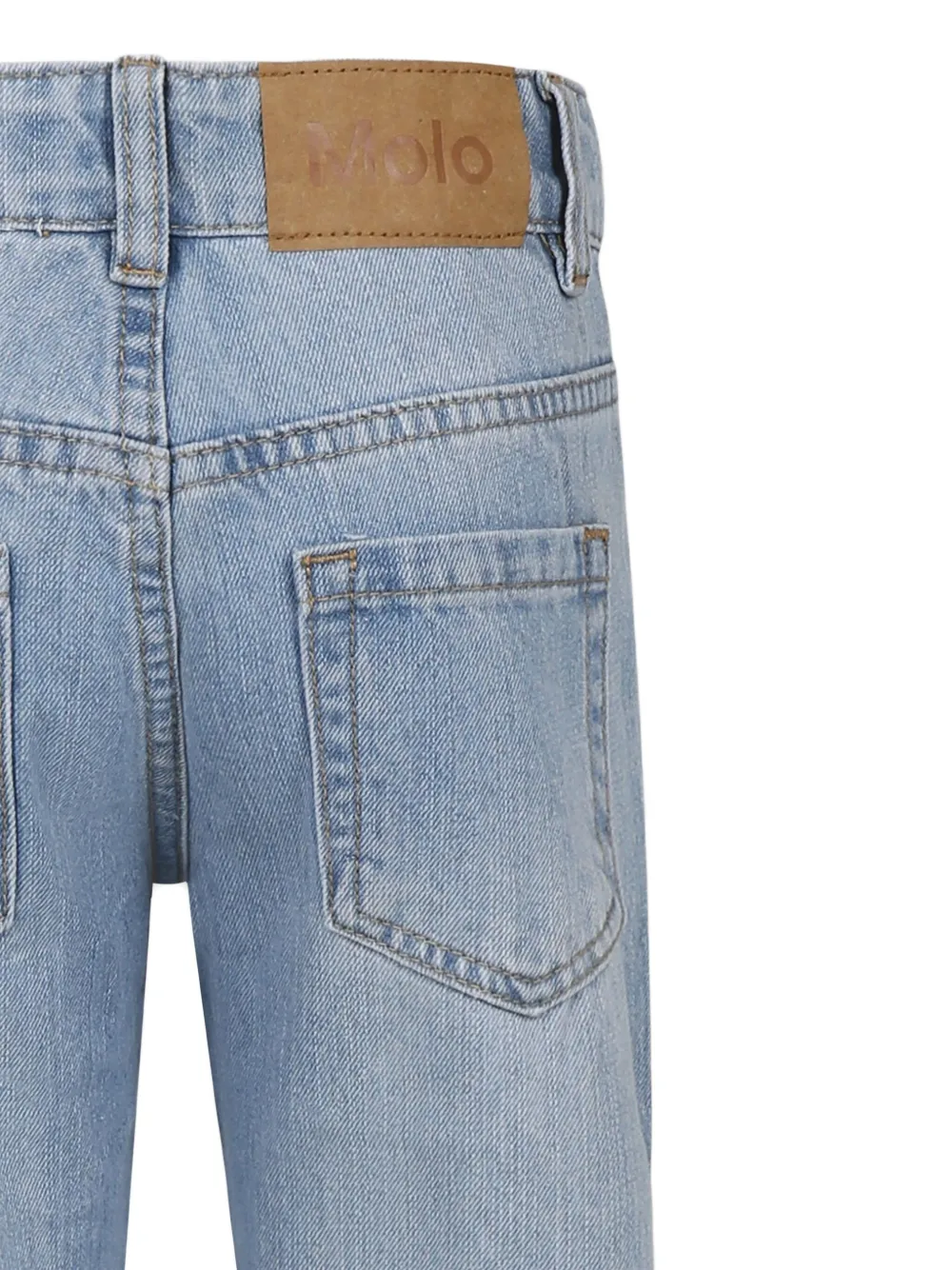 Molo Jeans met wijde pijpen Blauw