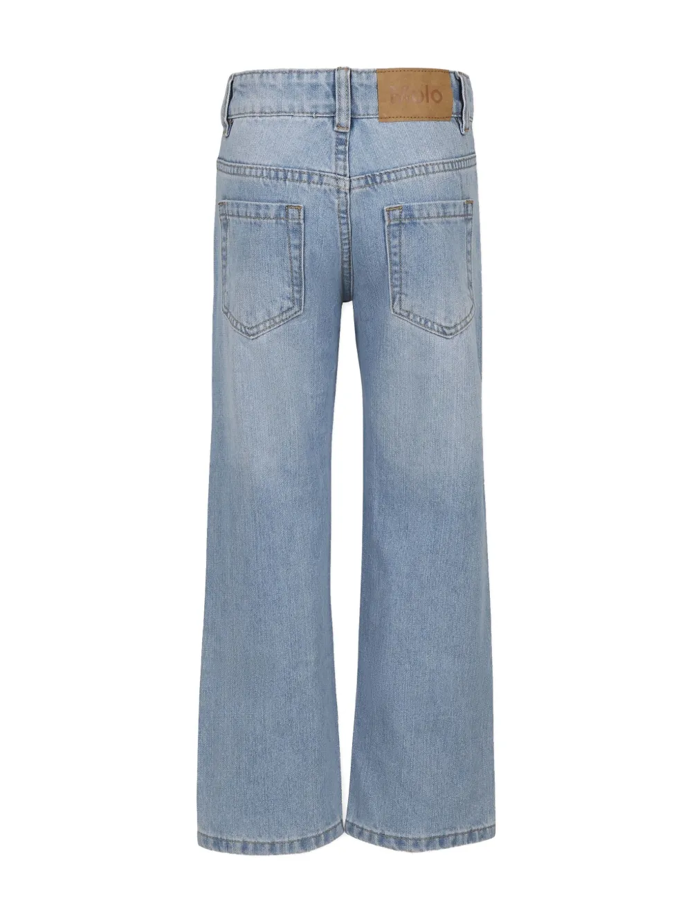 Molo Jeans met wijde pijpen - Blauw