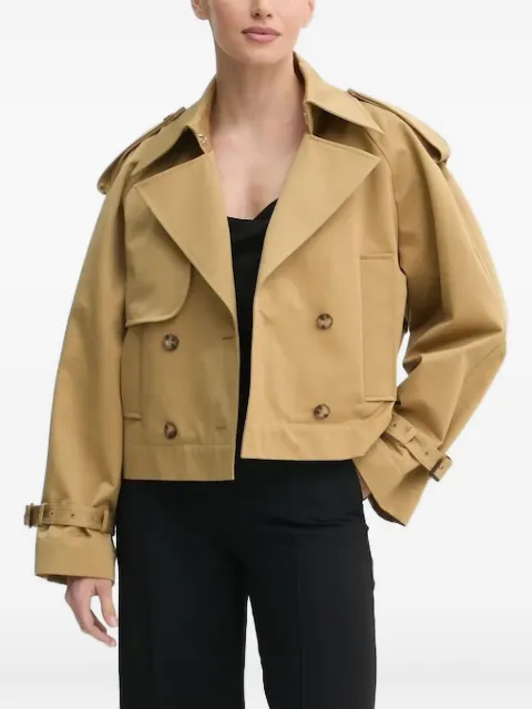 IVY OAK double-breasted cotton jacket