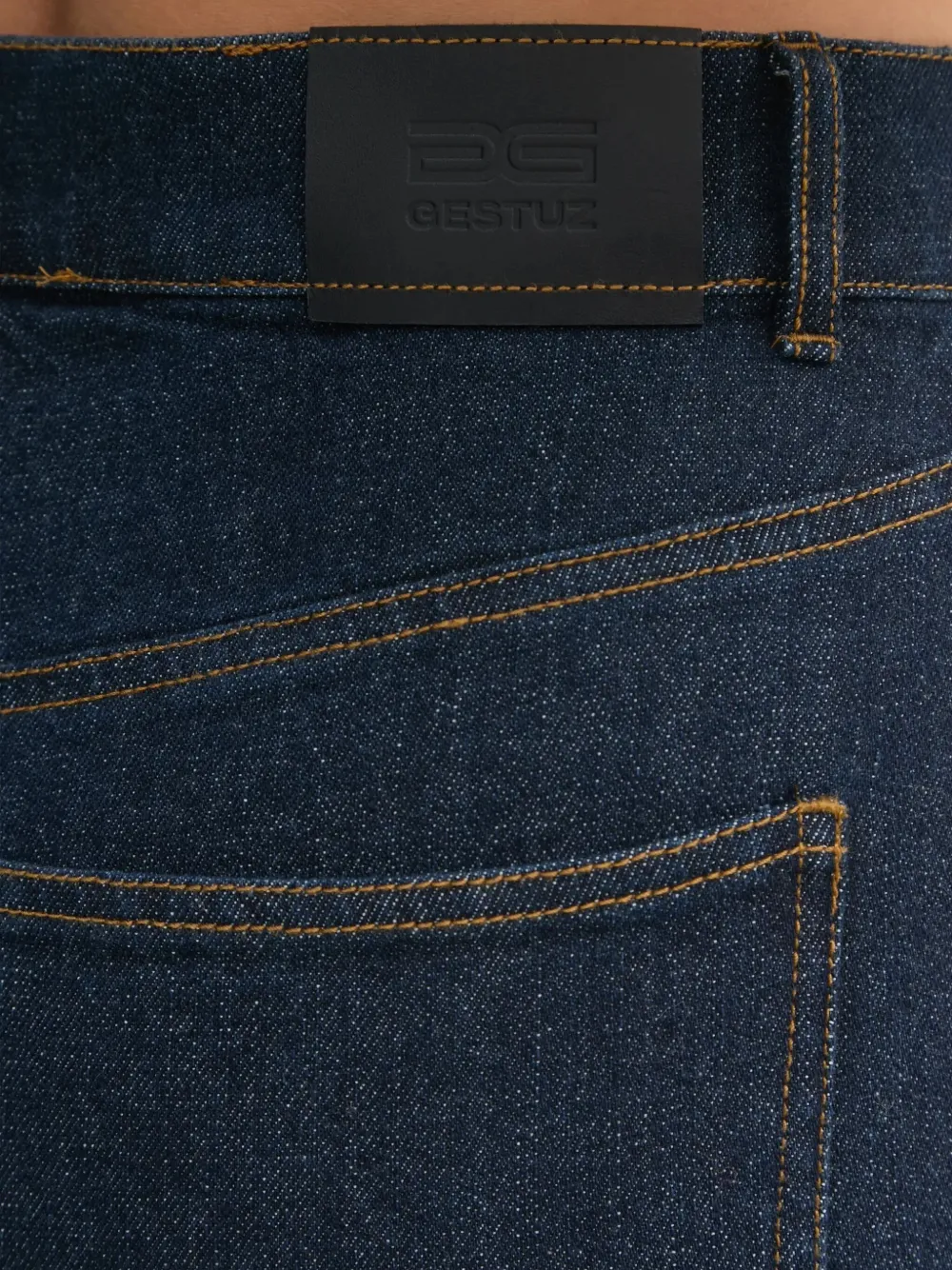 Gestuz Stretch-katoenen jeans Blauw