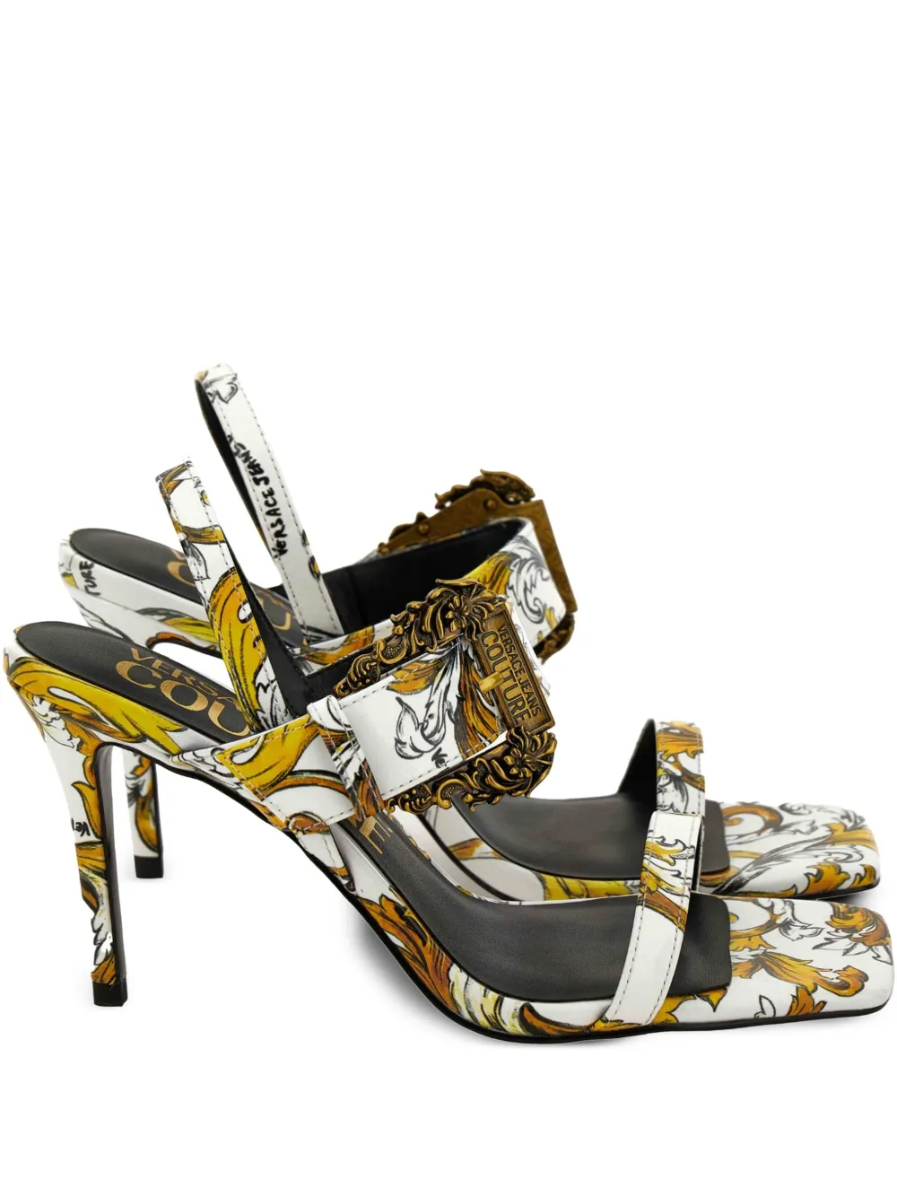 Versace Jeans Couture 85mm Emily sandals White