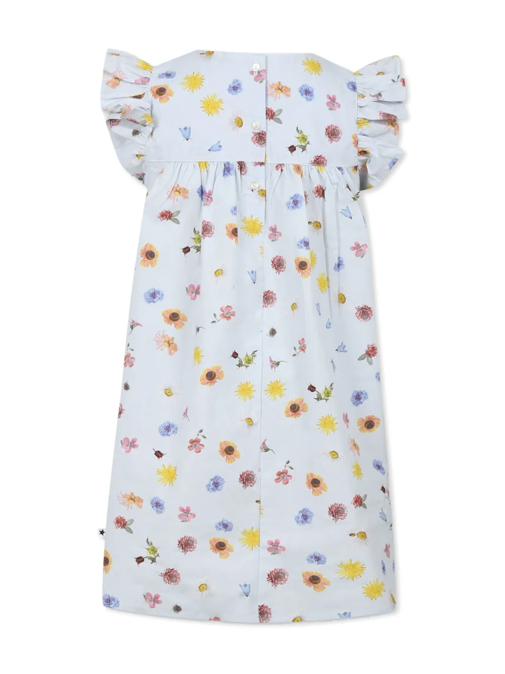 Molo floral-print dress - Blauw