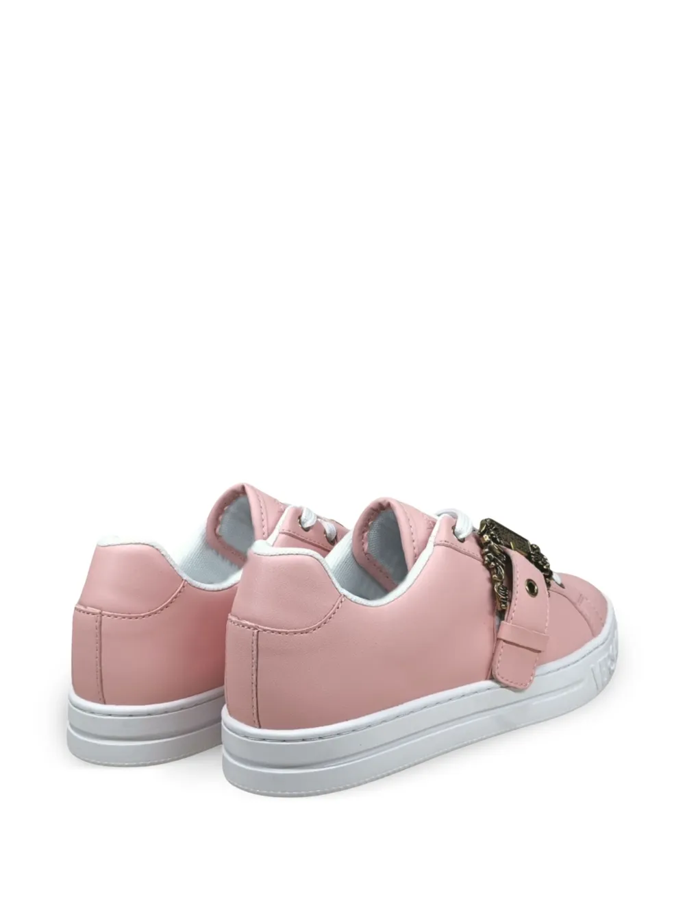 Versace Jeans Couture baroque-buckle sneakers Pink