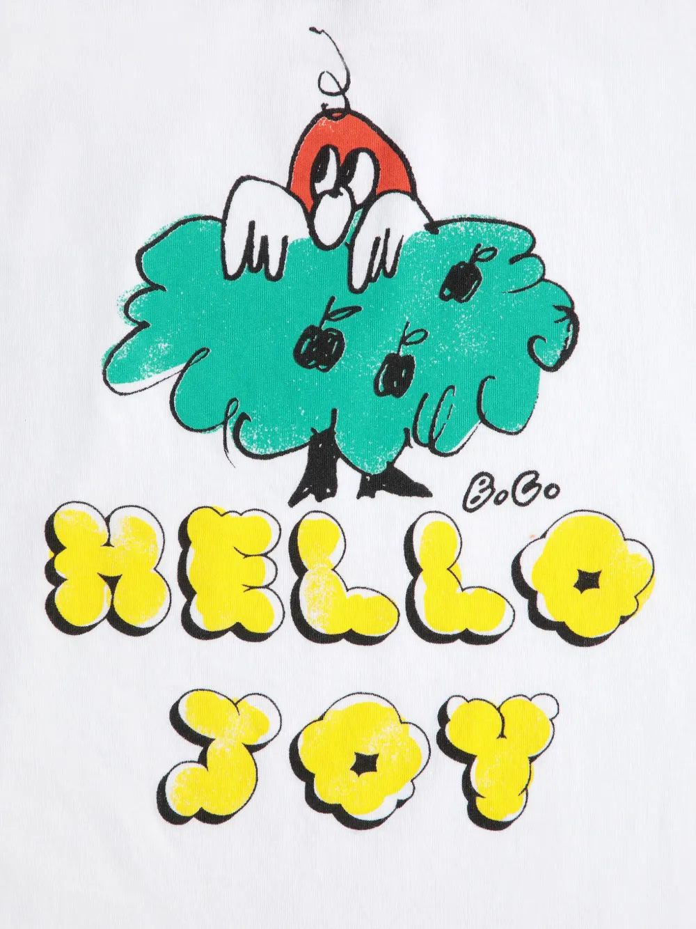 Bobo Choses T-shirt van biologisch katoenen met lange mouwen Wit