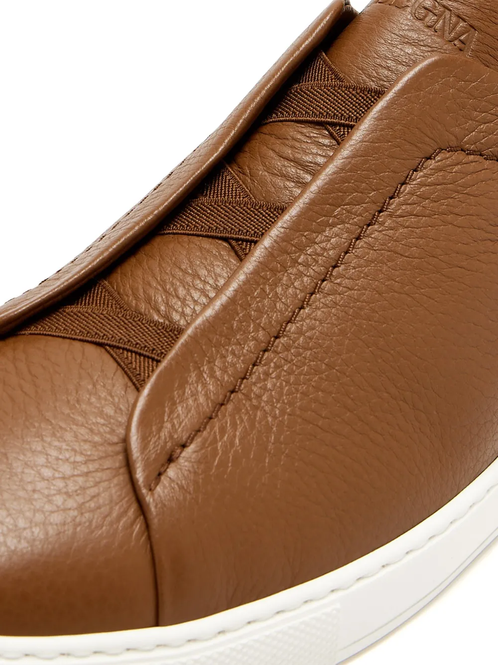 Zegna Triple Stitch sneakers Brown