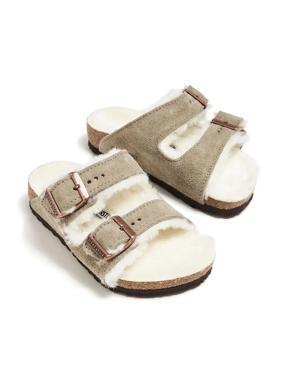 Birkenstock Kids Arizona sandalen Beige