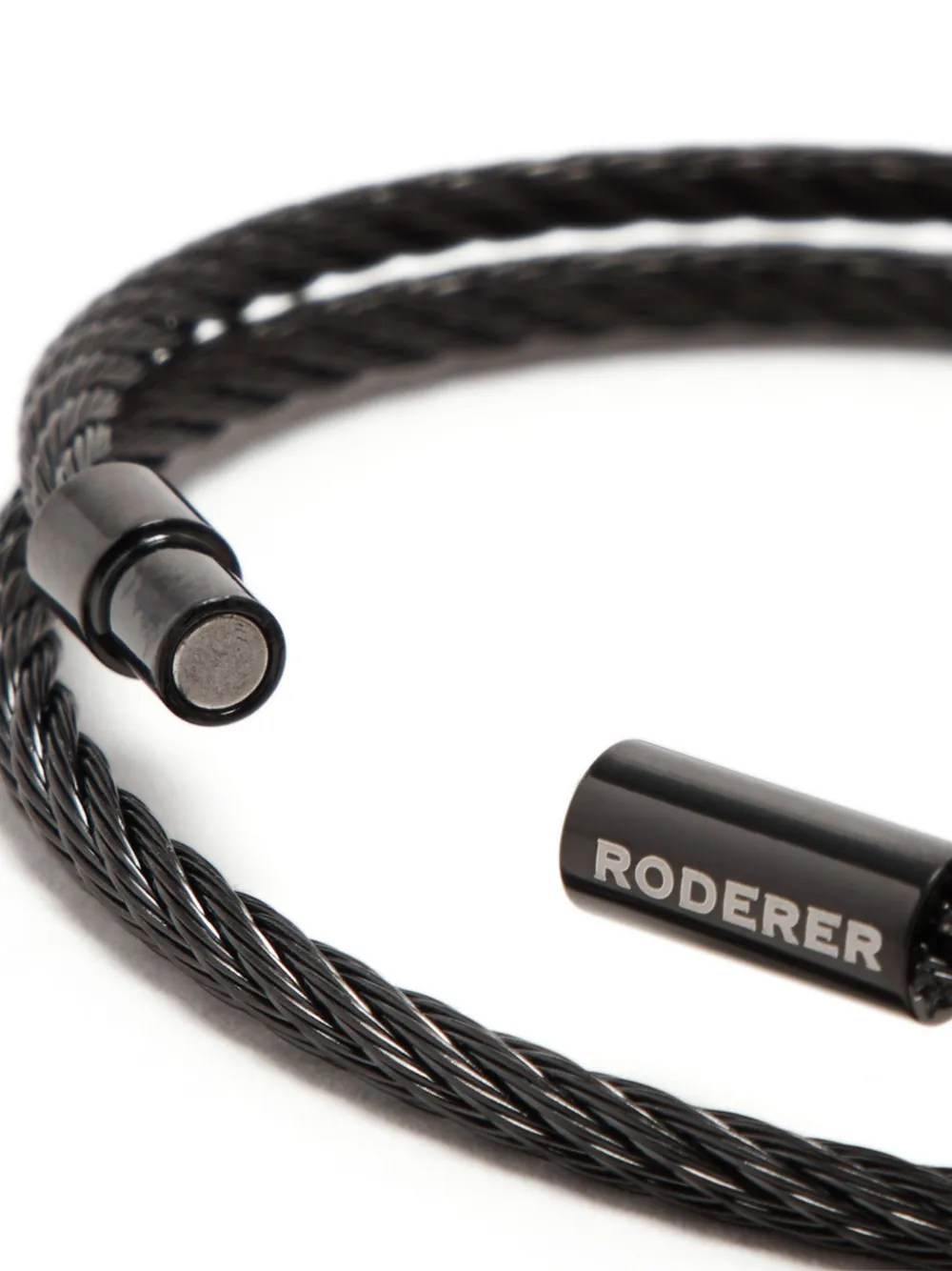 Roderer Giacomo Double Tour armband - Zwart