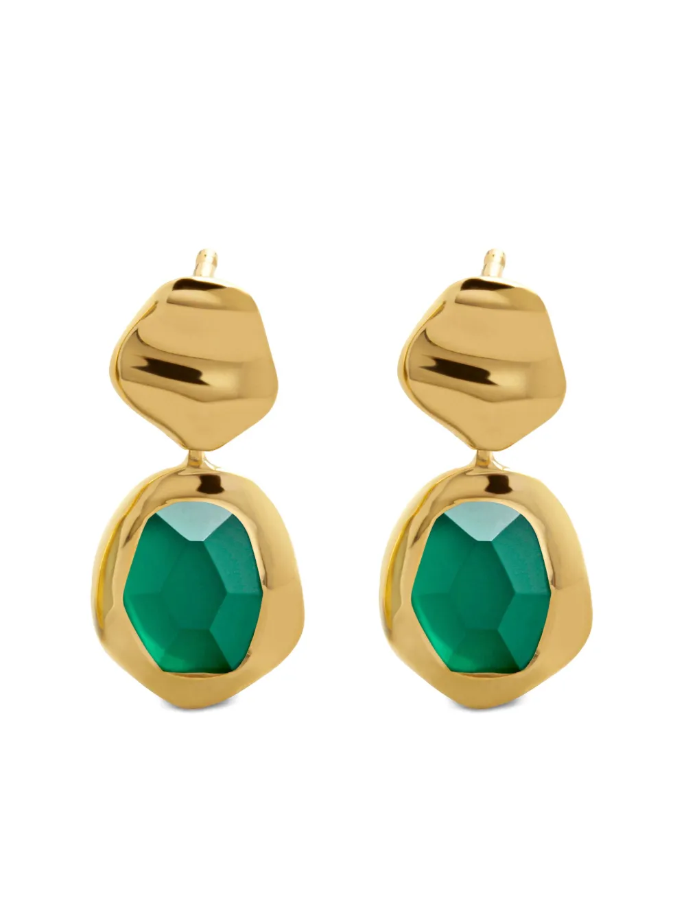 Monica Vinader Odyssey drop earrings | Gold | Image 1