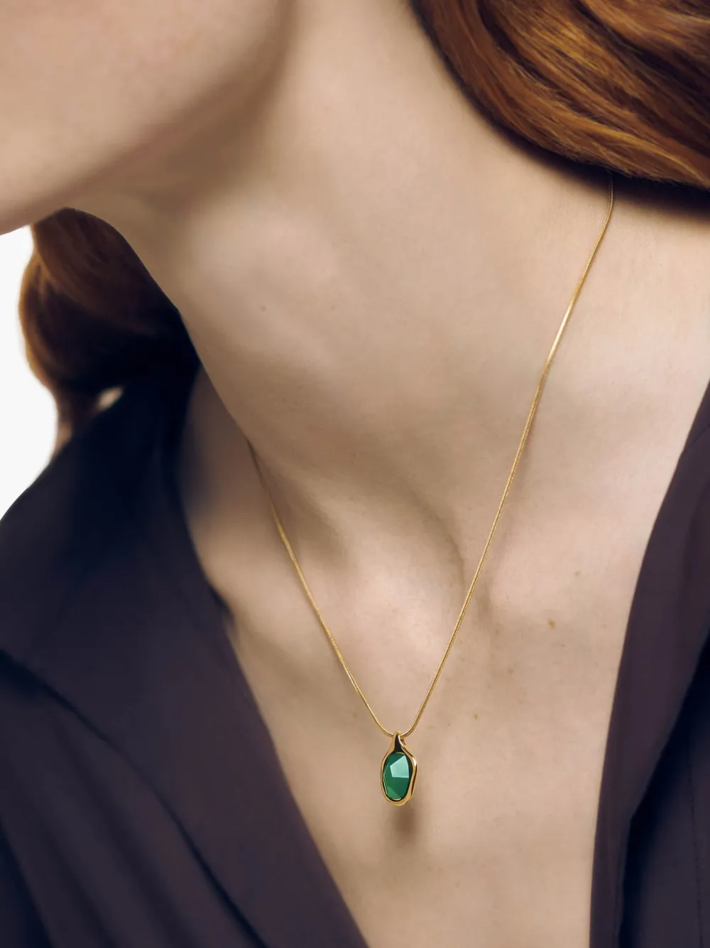Monica Vinader Odyssey halsketting - Goud