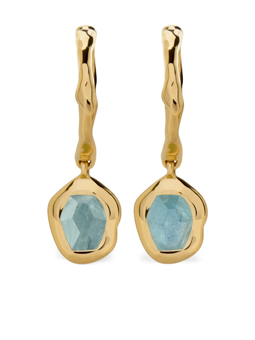 Monica Vinader Odyssey huggie hoops | Gold | Image 1