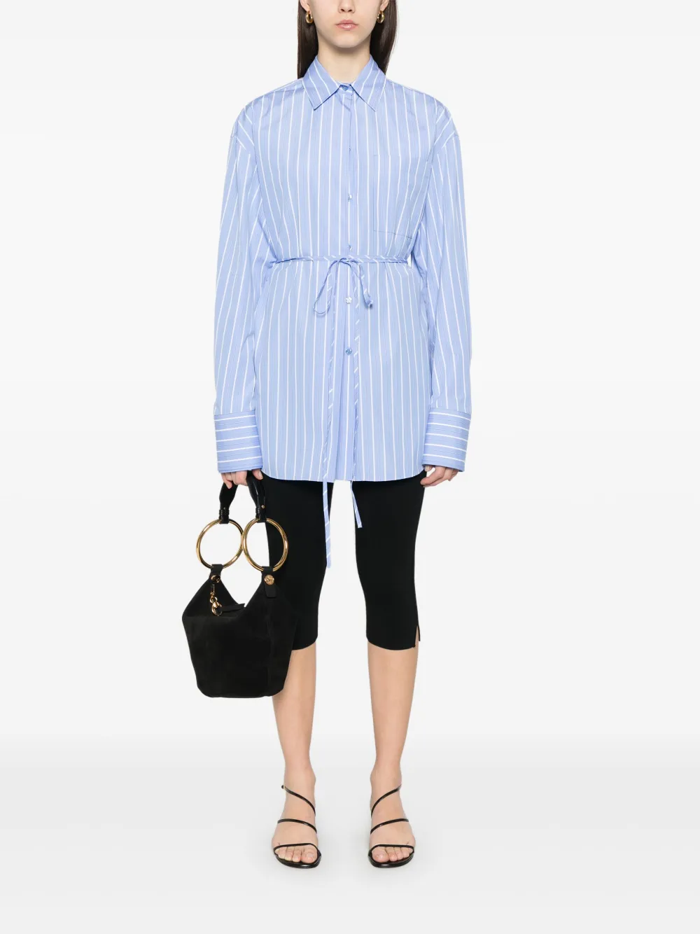 Sportmax Firma blouse - Blauw