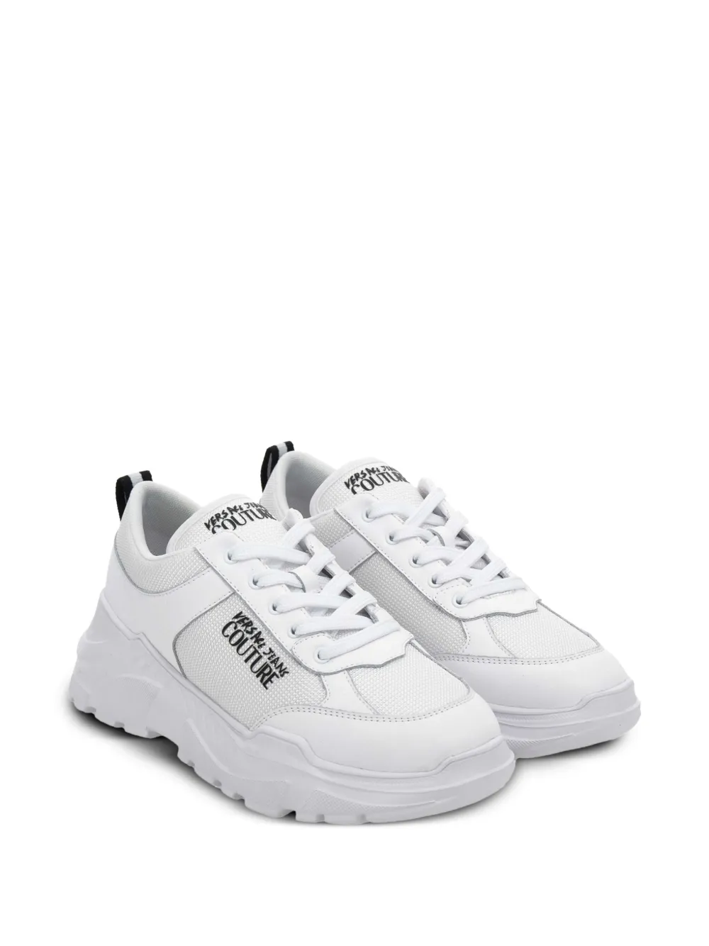 Versace Jeans Couture mesh-panelled sneakers White