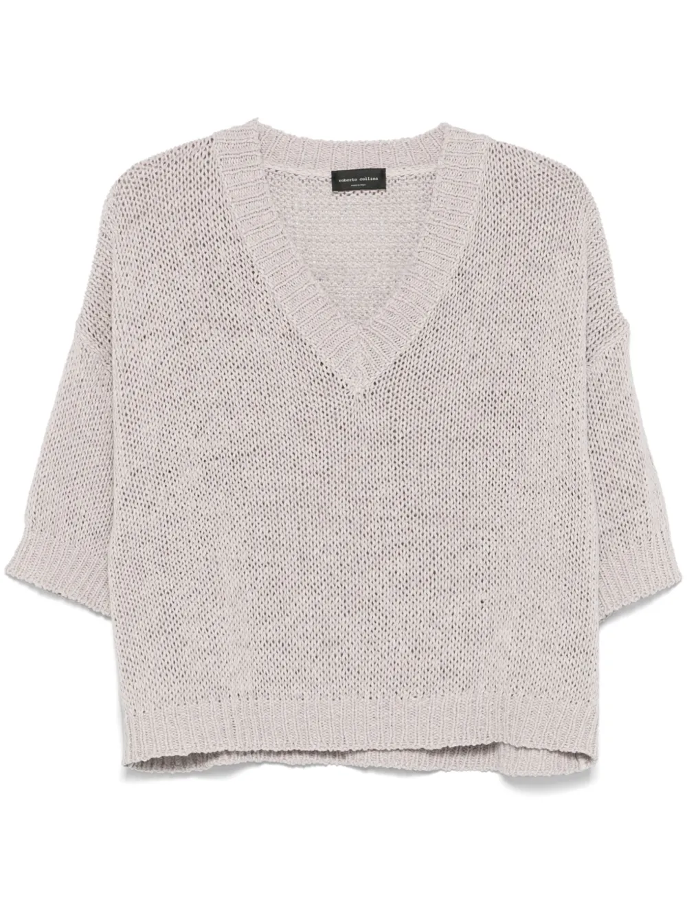 fisherman
s-knit sweater