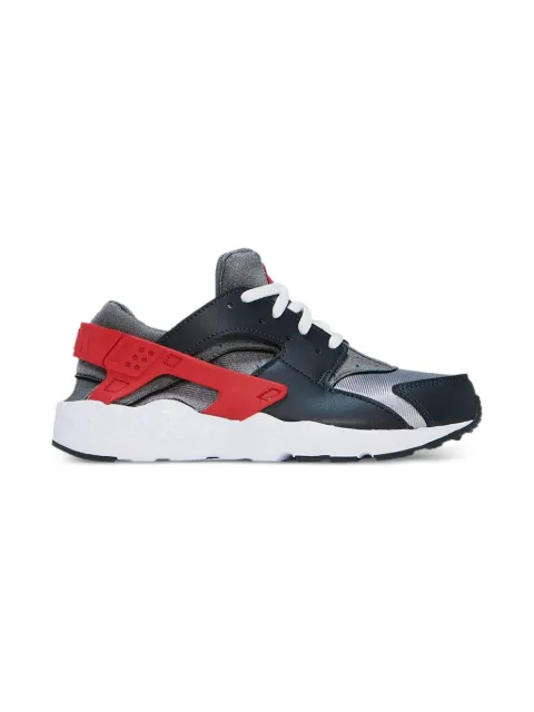 Nike Kids Huarache Run "Dark Smoke Grey/University Red" sneakers