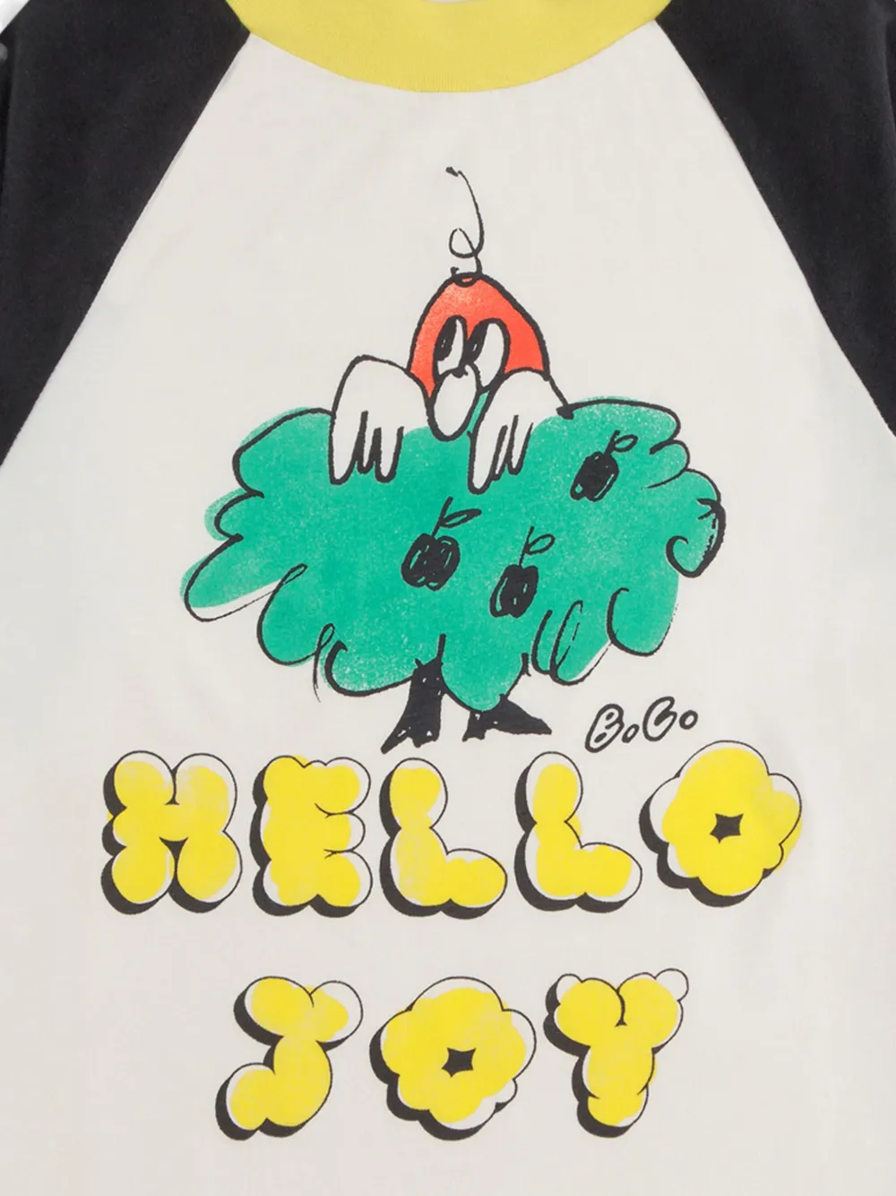 Bobo Choses Hello Joy T-shirt - Wit