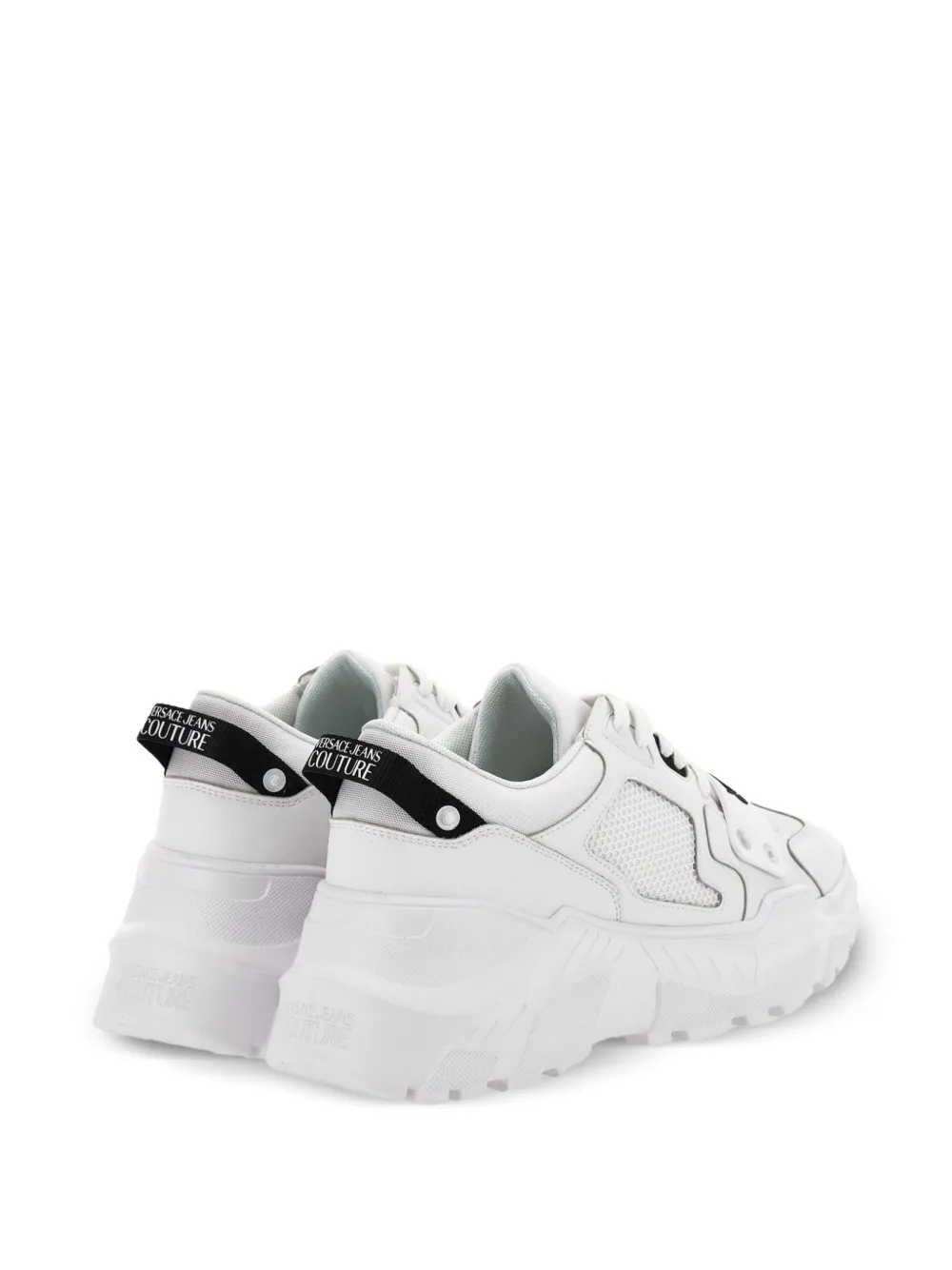 Versace Jeans Couture mesh-panelled sneakers White