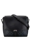 Louis Vuitton Pre-Owned 2016 Damier Cobalt Newport Messenger PM crossbody bag - Black