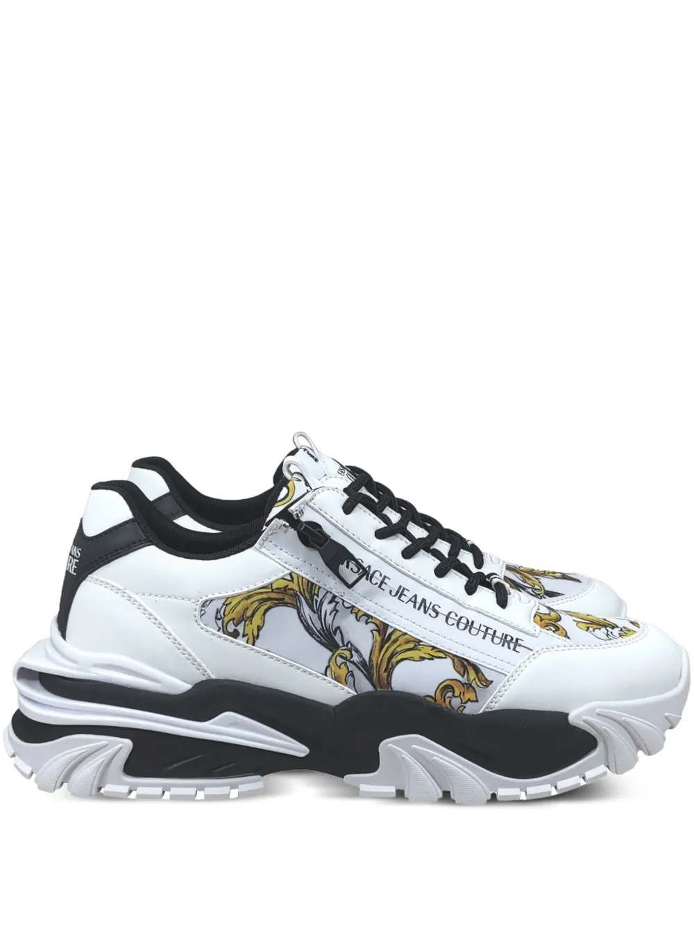 Versace Jeans Couture Barocco-print sneakers White