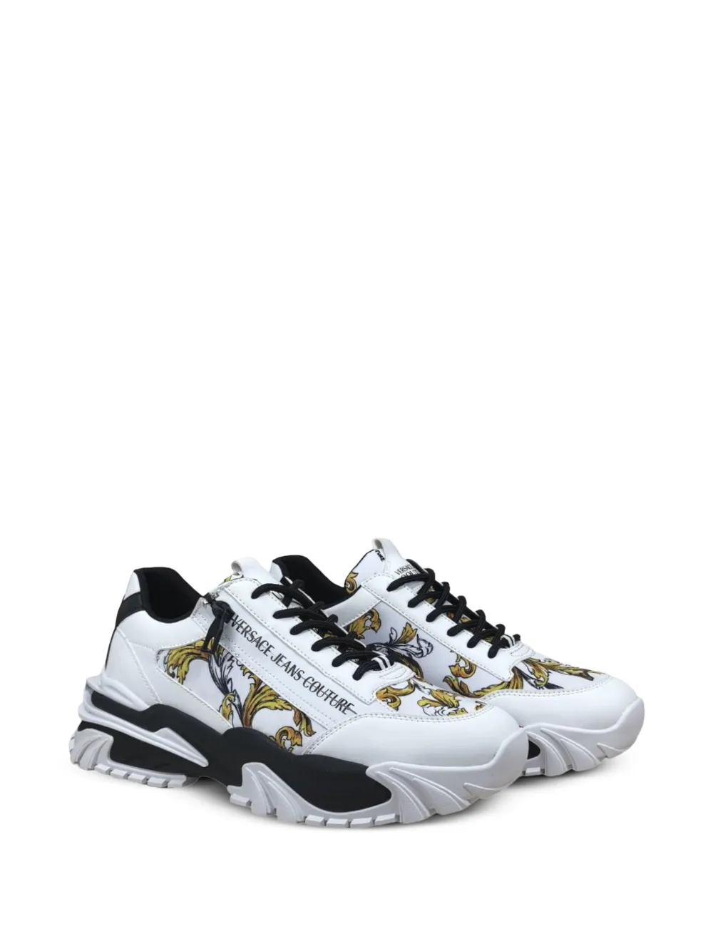 Versace Jeans Couture Barocco-print sneakers White