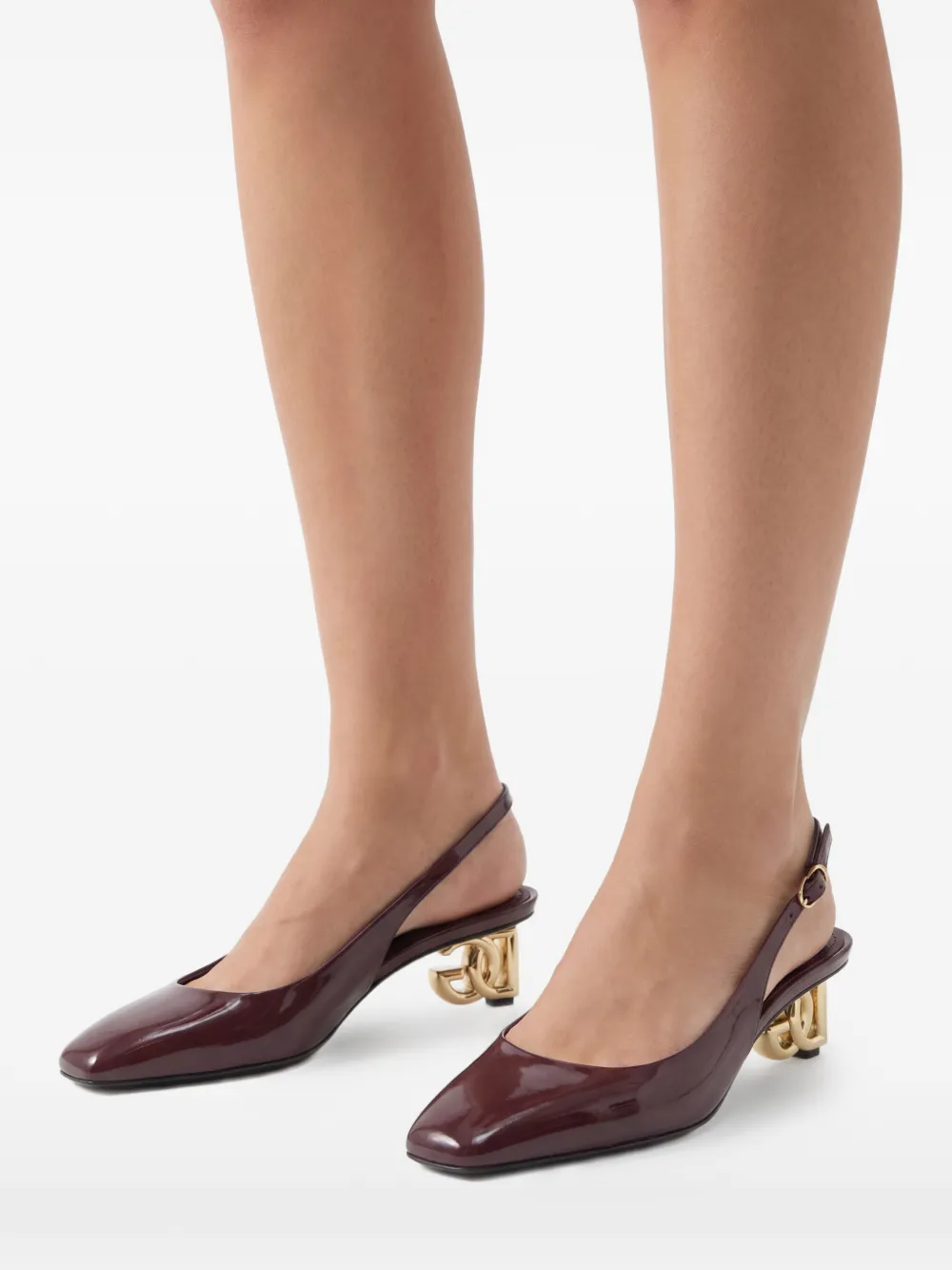 Dolce & Gabbana 40 mm DNA Jackie New slingback pumps Rood