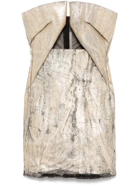 Rick Owens prong-detail mini dress