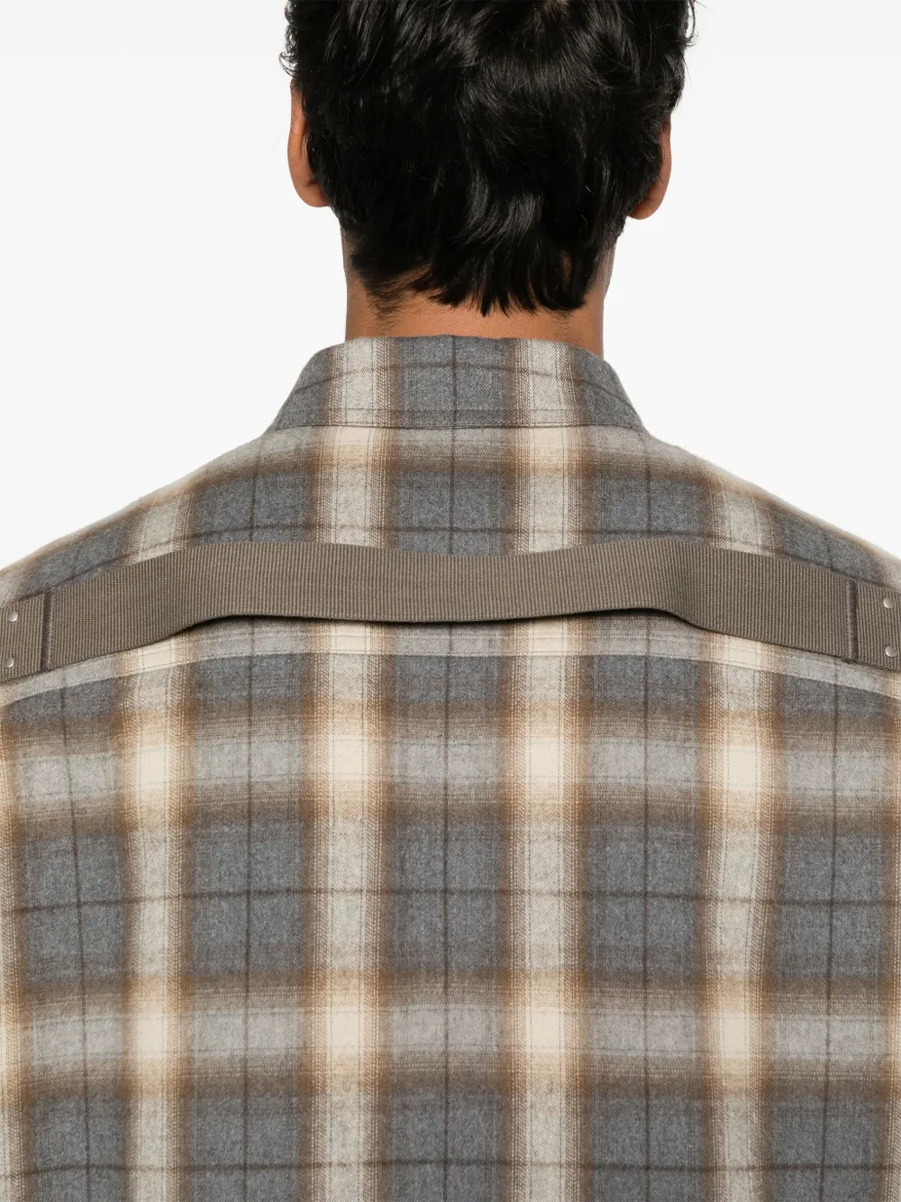 Shop Rick Owens Jumbo Shirt In Grey