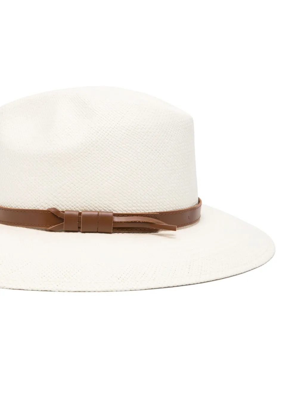 Kiton Rieten fedora - Beige