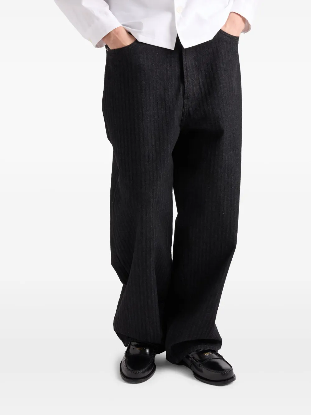Prada Jeans a gamba ampia | Abbigliamento | Image 4