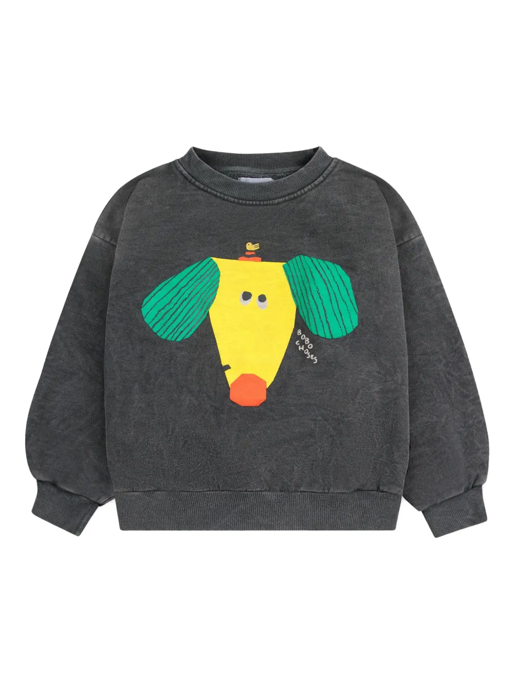 Bobo Choses crew neck sweater | Grey | Image 1