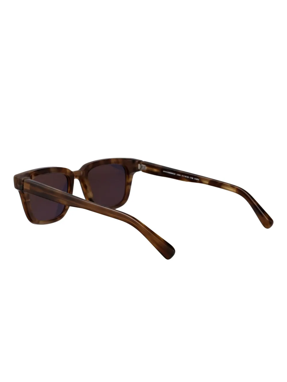 Mykita Zonnebril met rechthoekig montuur Bruin