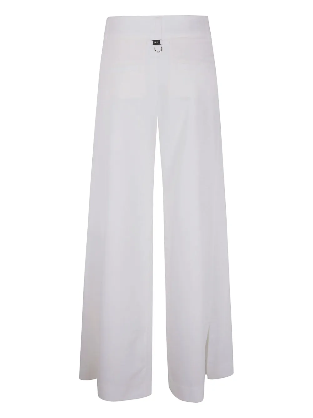 High straight-leg trousers - Wit