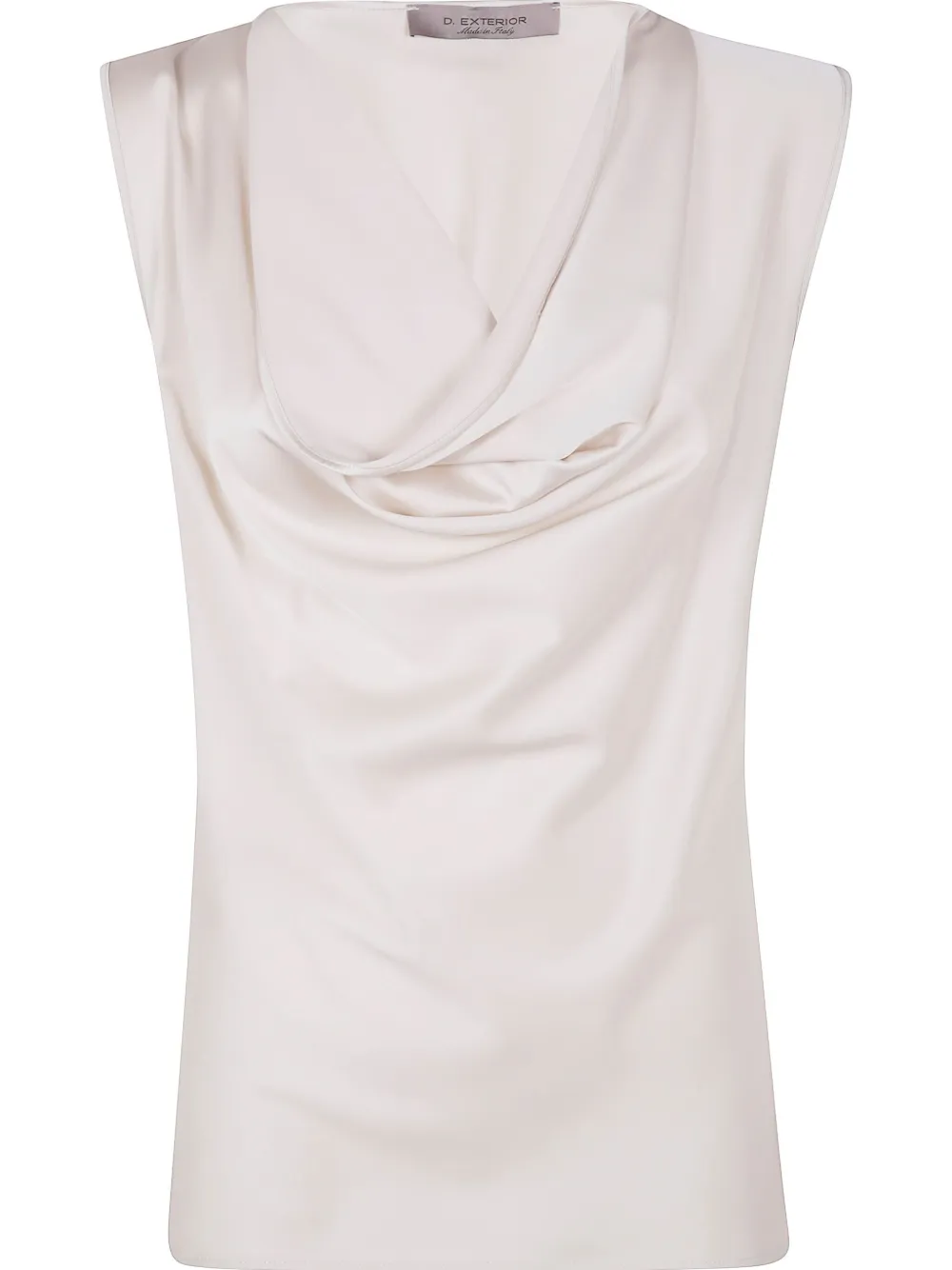 draped-detail tank top