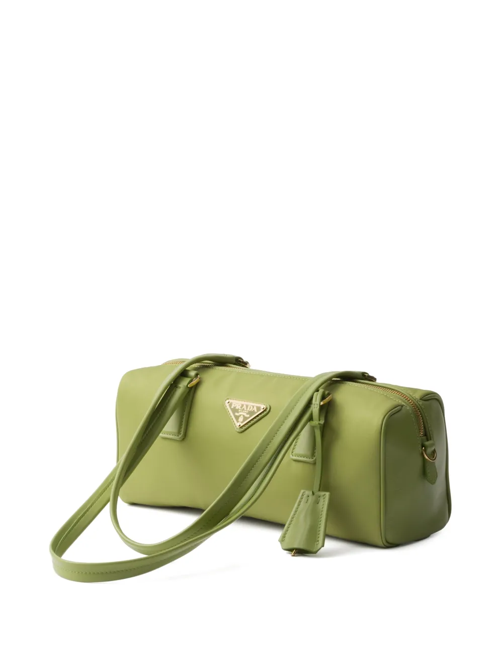 Shop Prada Re-nylon Tote Bag In Green