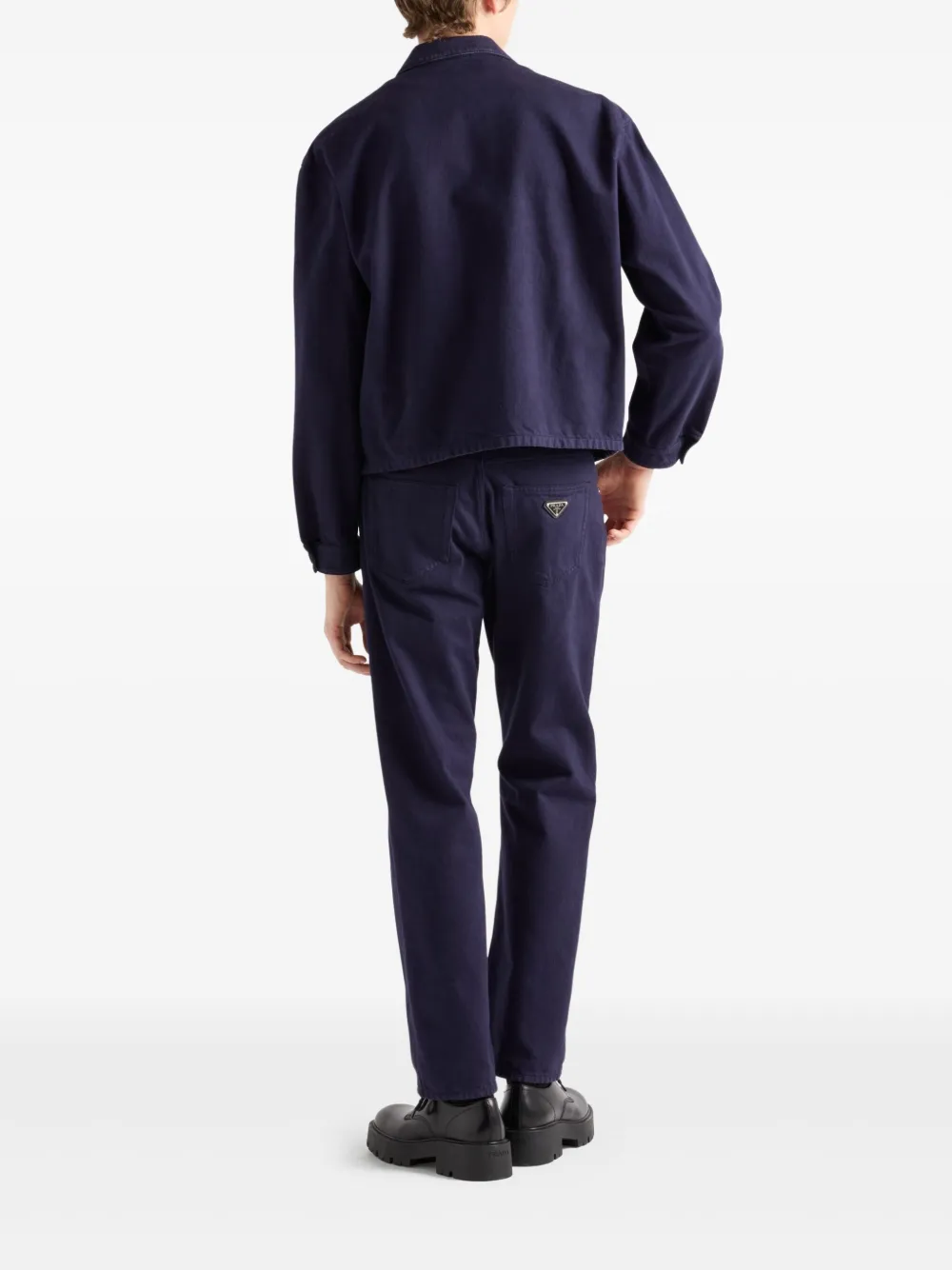Prada Jack met rits Blauw