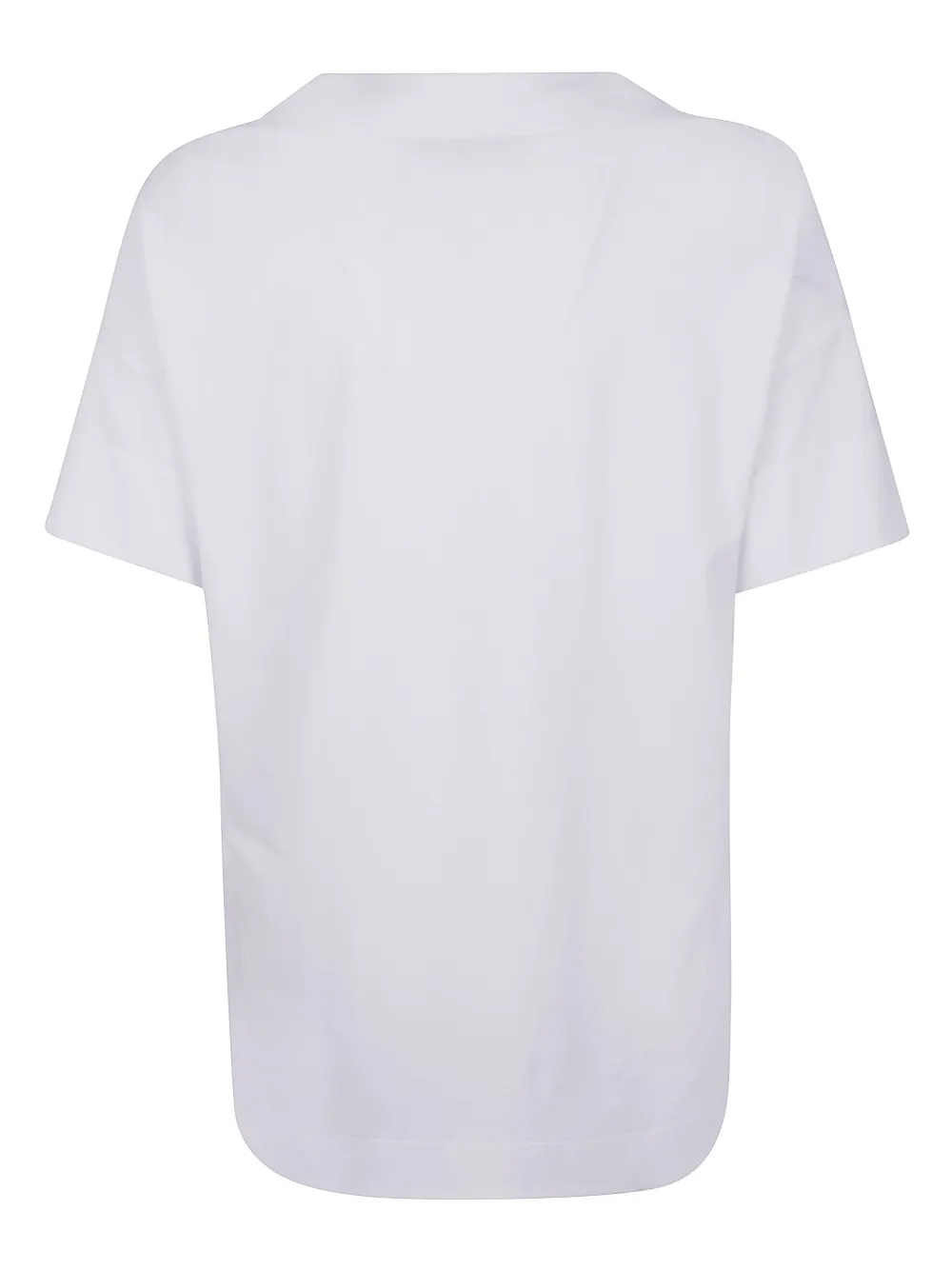 D.Exterior jersey polo top - Wit