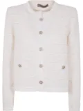 D.Exterior ivory tweed jacket - Neutrals