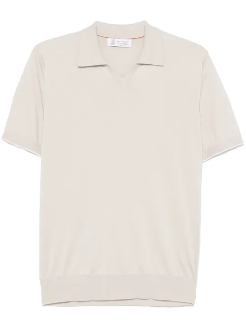 T-shirt en maille fine - Brunello Cucinelli - Modalova