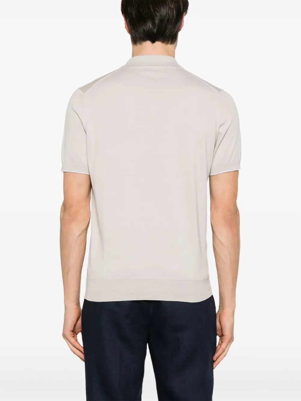 Brunello Cucinelli Fijngebreid T-shirt Beige